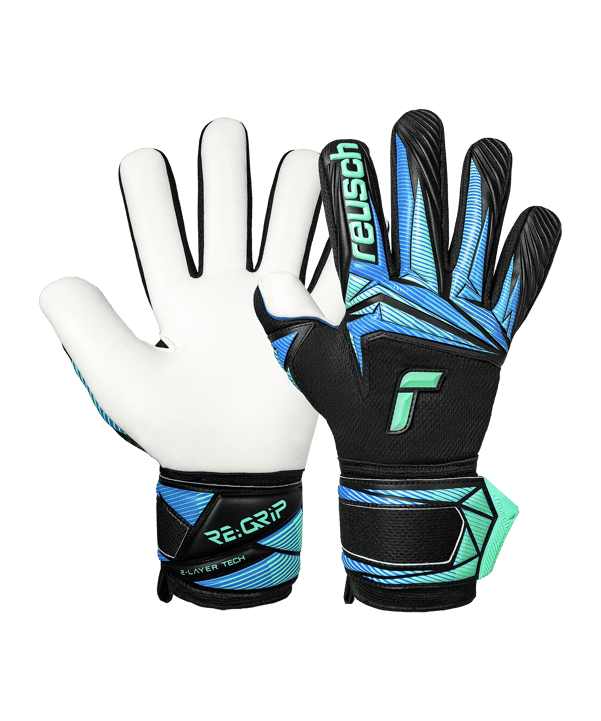 Reusch Attrakt RE:GRIP NC Torwarthandschuhe Schwarz - schwarz