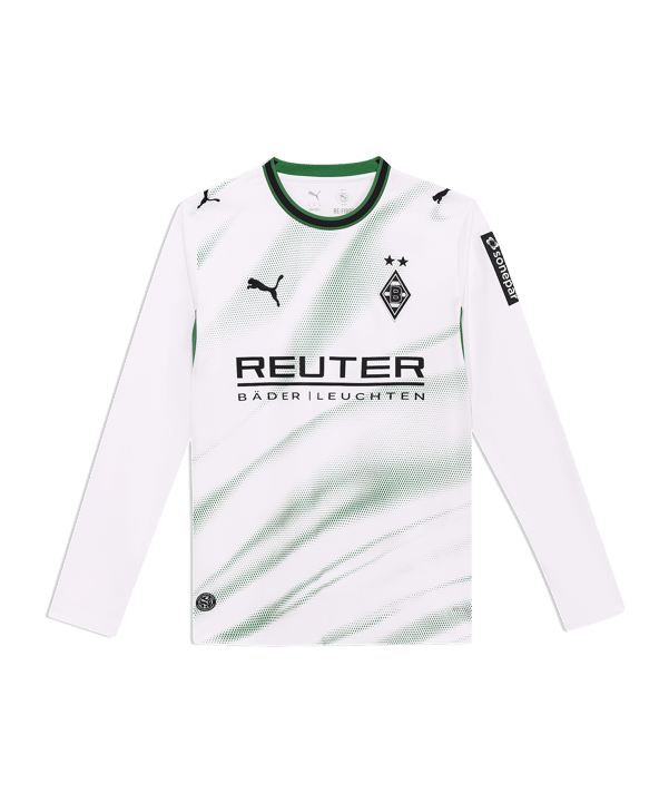 PUMA Borussia Mönchengladbach Replica Maglia maniche lunghe Home 2026/2027 Bianco C01 - bianco