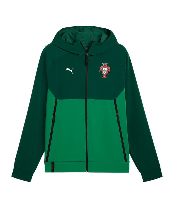 PUMA Portugal PUMATECH Track WV Trainingsjacke Grün F27 - gruen