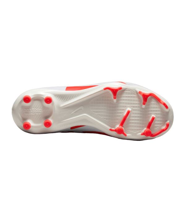 Nike Jr Air Zoom Mercurial Vapor XV Academy FG/MG Ready Kids Rot Weiss Schwarz F600 - rot