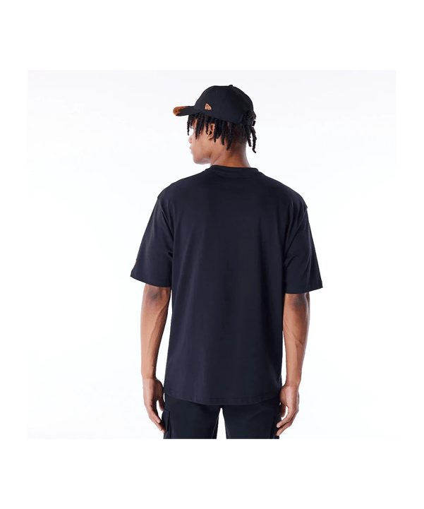 New Era Ne Flag Flame Oversized T-Shirt Schwarz - schwarz