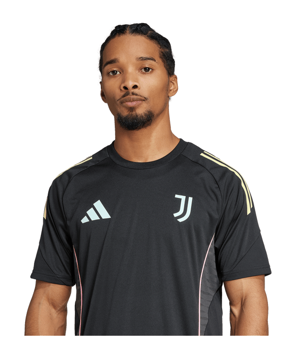 adidas Juventus Turin Trainingsshirt Schwarz - schwarz