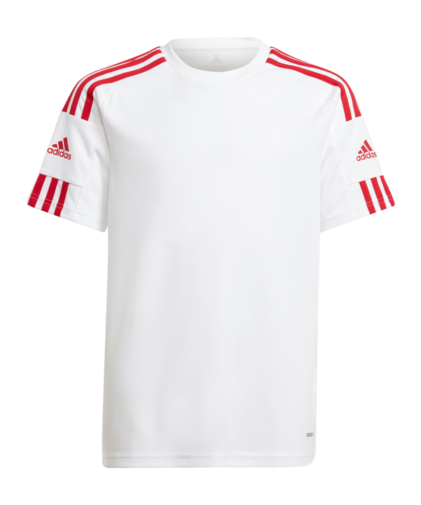 adidas Squadra 21 Trikot Kids Weiss Rot - weiss
