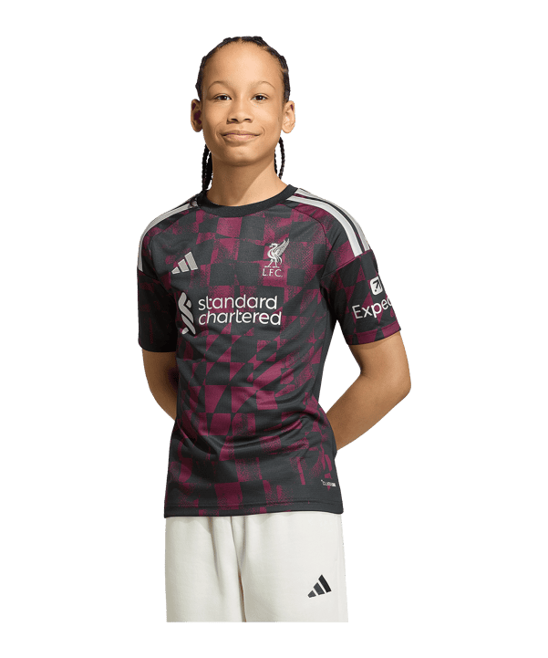 adidas FC Liverpool Trikot 3rd 2026/2027 Kids Schwarz - schwarz