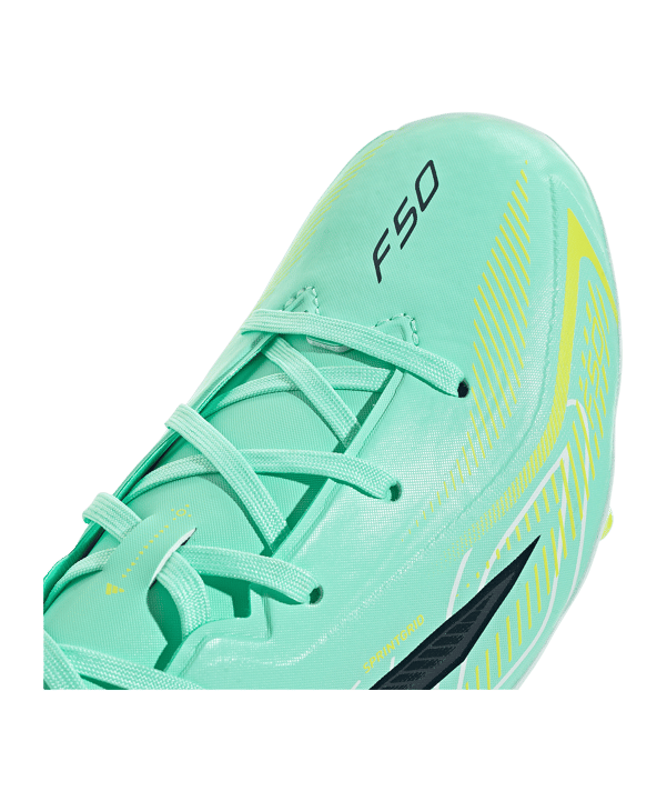 adidas F50 Hyperfast League FG Final Rush Kids Grün