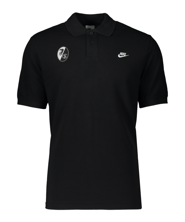 Nike SC Freiburg NSW Polo Schwarz F010 - schwarz