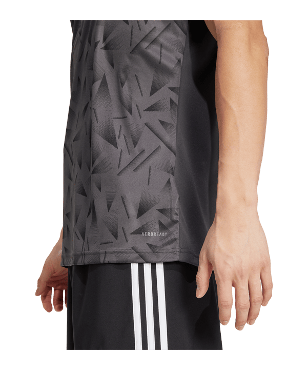 adidas Team Icon 25 Trikot Schwarz Gold - schwarz