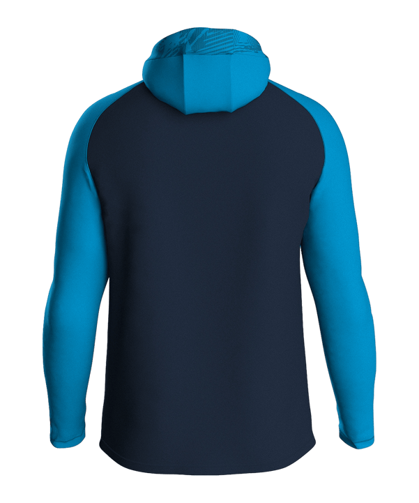 JAKO Icon Kapuzenjacke Blau Gelb F914 - blau