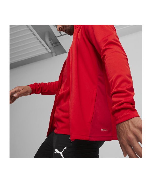 PUMA teamGOAL Trainingsjacke Rot F01 - rot