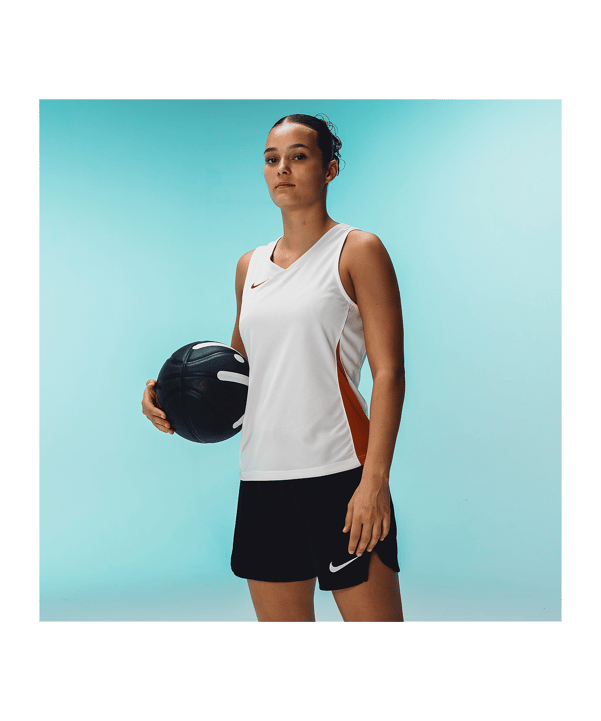 Nike Team Basketball Stock Trikot Damen Weiss F103 - weiss