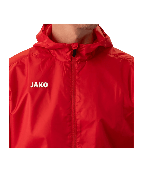 JAKO Team 2.0 Veste de pluie Rouge C100 - rouge