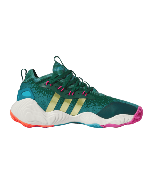 adidas Trae Young 3 Grün Gold - gruen