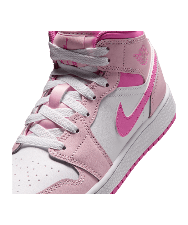 Jordan Air 1 Mid Bambini Rosa C601 - rosa