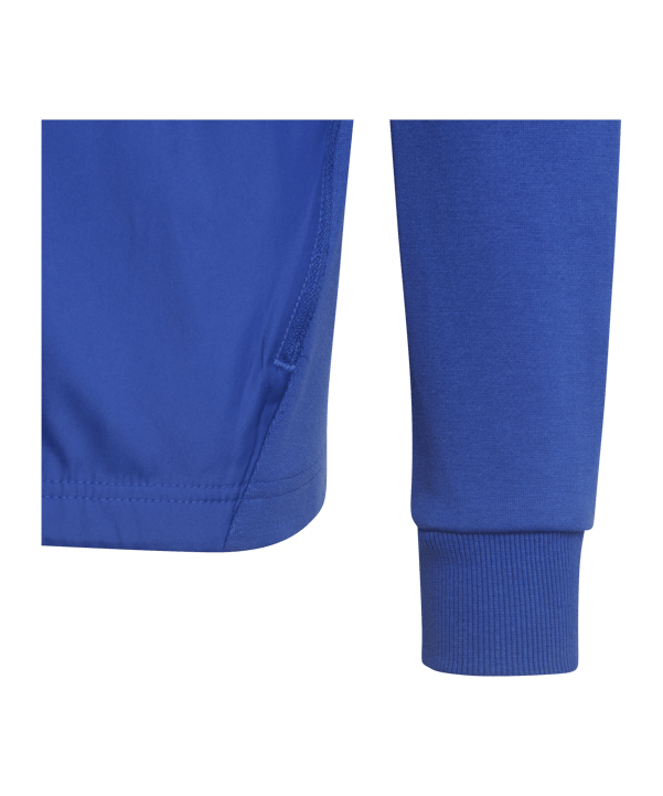 adidas D4GMDY Kapuzenjacke Kids Blau Weiss - blau
