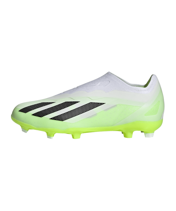 adidas X Crazyfast.1 LL FG Crazyrush Kids Weiss Schwarz Gelb - weiss