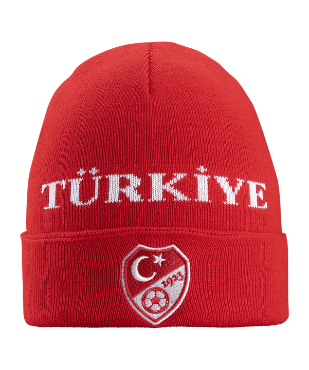 TFF Türkei Beanie Bronx Rot - rot