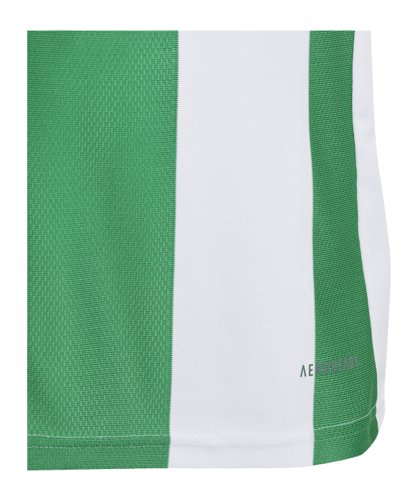 adidas Striped 24 Trikot Kids Weiss Grün - weiss