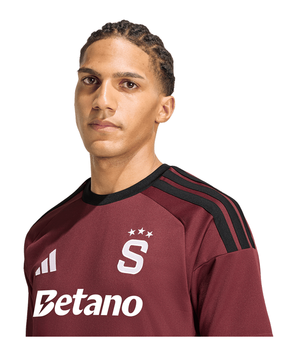 adidas ac_sparta_prague Maglietta Home 2026/2027 Rosso - rosso