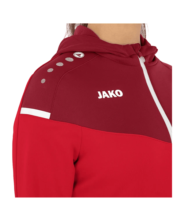 JAKO Champ 2.0 Veste à capuche Femmes Rouge C001 - rouge