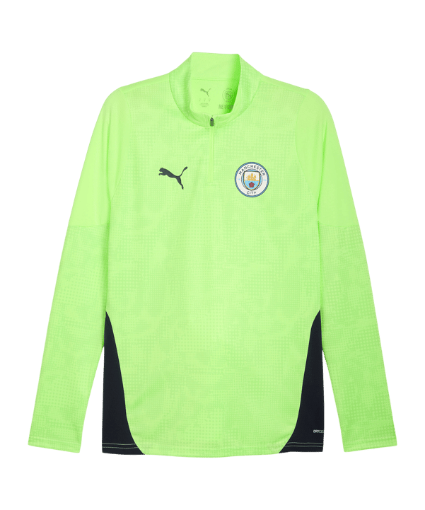 PUMA Manchester City Training 1/4 Zip Sweatshirt Gelb F16 - gelb