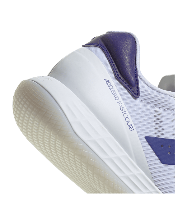 adidas Adizero Fastcourt Weiss Blau - weiss