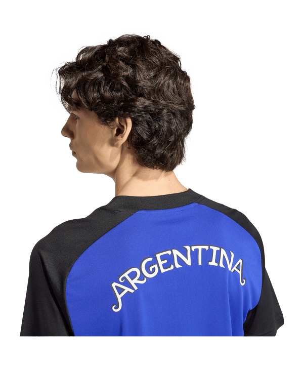adidas AFA Argentinien Prematch Trikot Away WM 2026 Blau - blau
