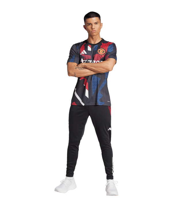 adidas Manchester United Prematch Shirt 2024/2025 Schwarz - schwarz