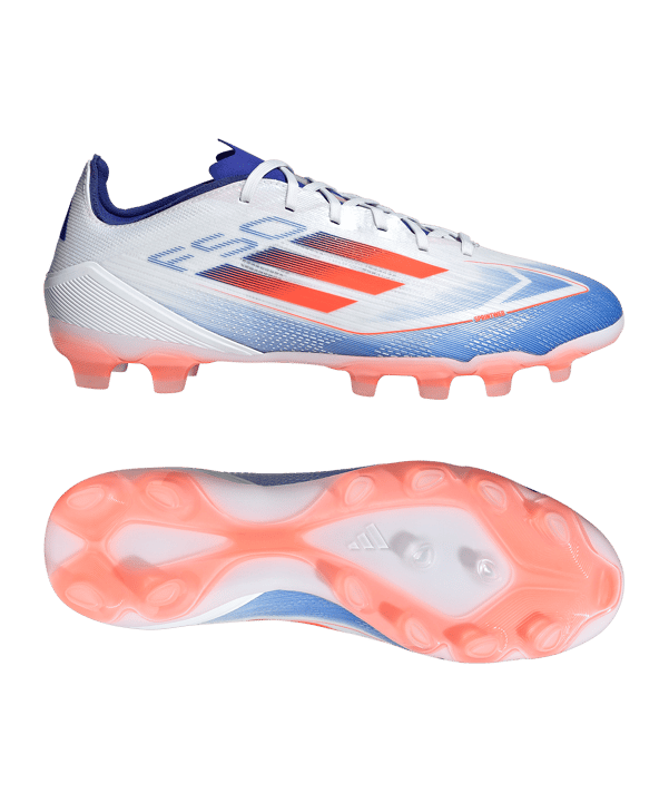 adidas F50 Pro MG Advancement Weiss Rot - weiss