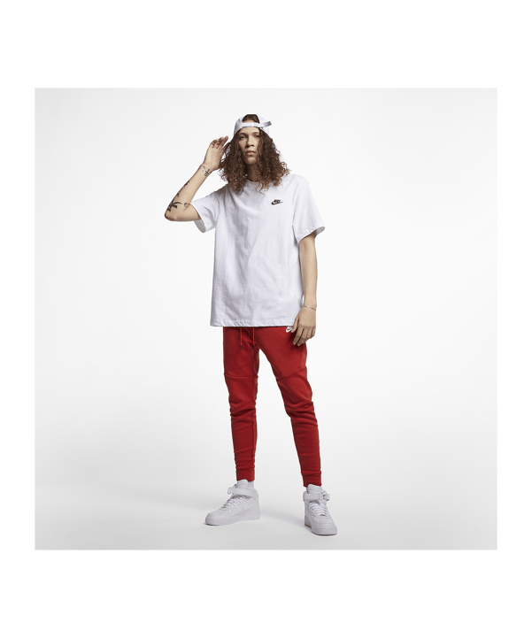 Nike Club T-Shirt Weiss Schwarz F101