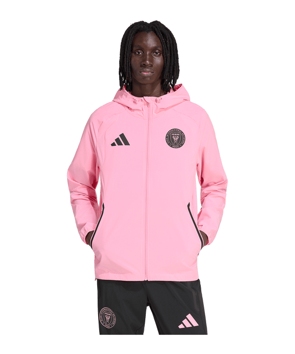 adidas Inter Miami Tiro Travel Jacke Rosa - rosa