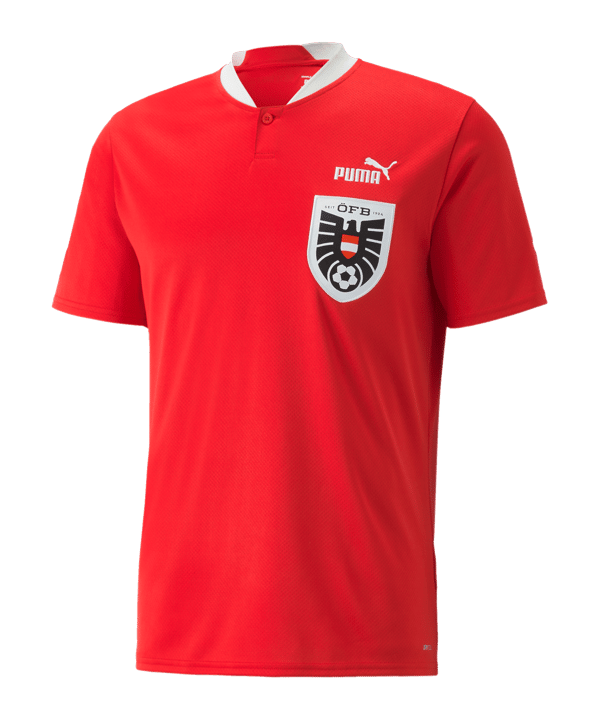 PUMA Österreich Trikot Home 2022 Rot F01 - rot
