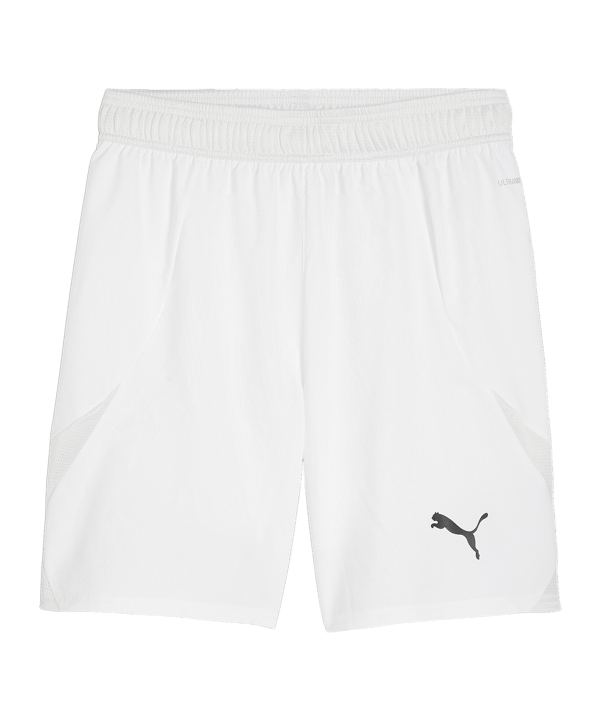 PUMA teamFINAL Short Weiss Schwarz Grau F04 - weiss