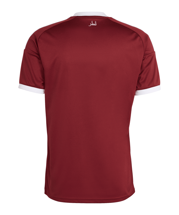 adidas QFA Qatar Maillot Home 2026 Rouge - rouge