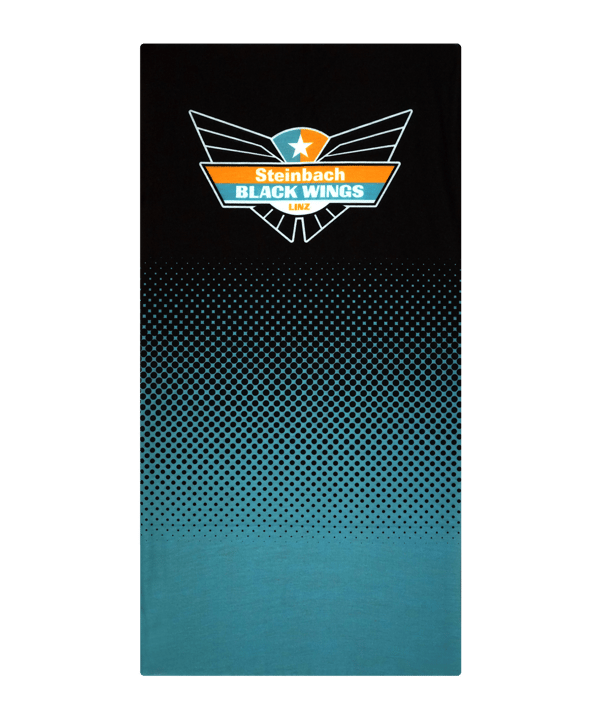 Black Wings Classic Bandana Schwarz - orange