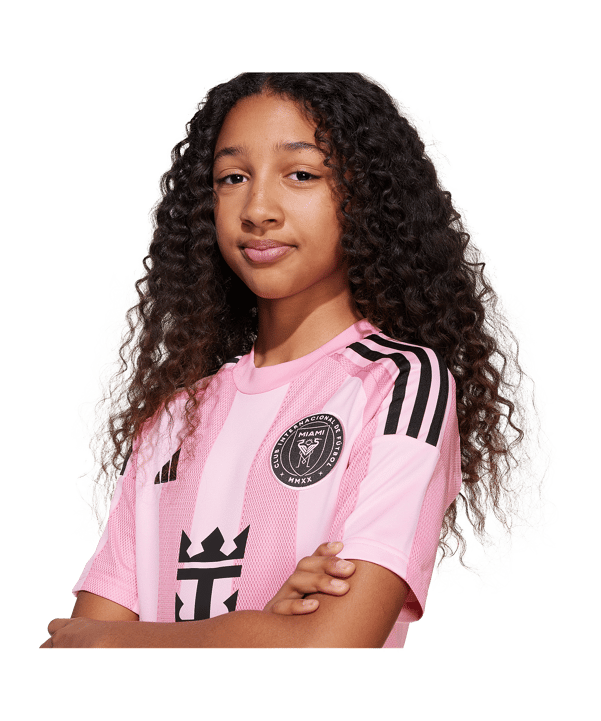 adidas Inter Miami Trikot Home 2025 Mess Kids Pink - rosa