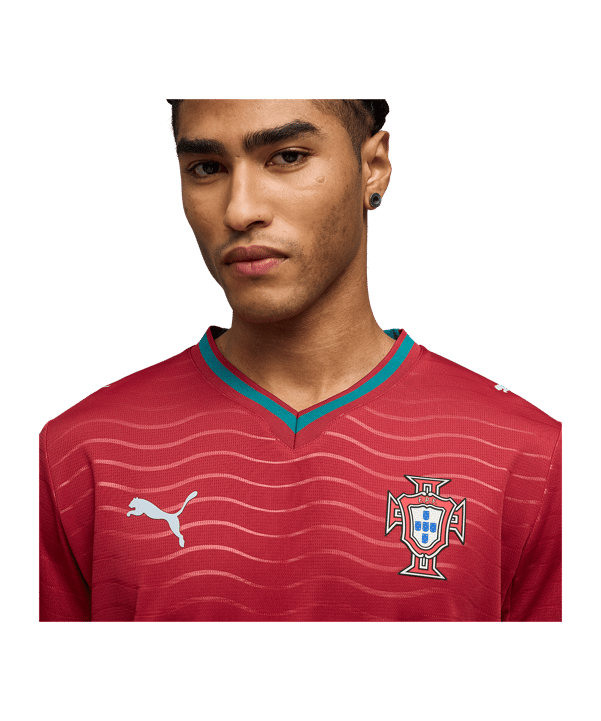 PUMA FPF Portugal Replica Trikot Langarm Home WM 2026 Rot F01 - rot