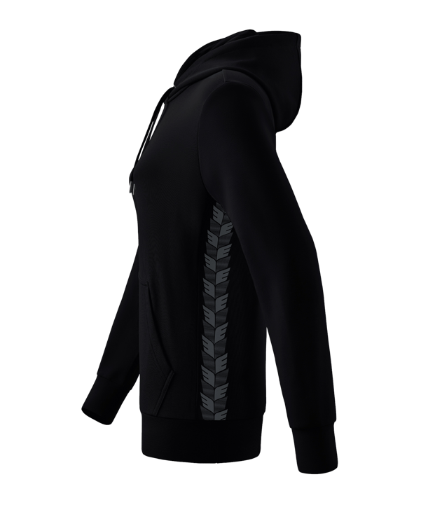 Erima Team Essential Hoody Damen Schwarz - schwarz