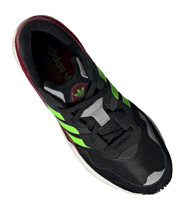 adidas Originals Yung-96 Sneaker Schwarz Rot - schwarz