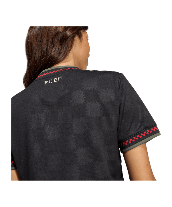 adidas FC Bayern München Cropped Trikot 3rd 2025/2026 Damen Schwarz - schwarz