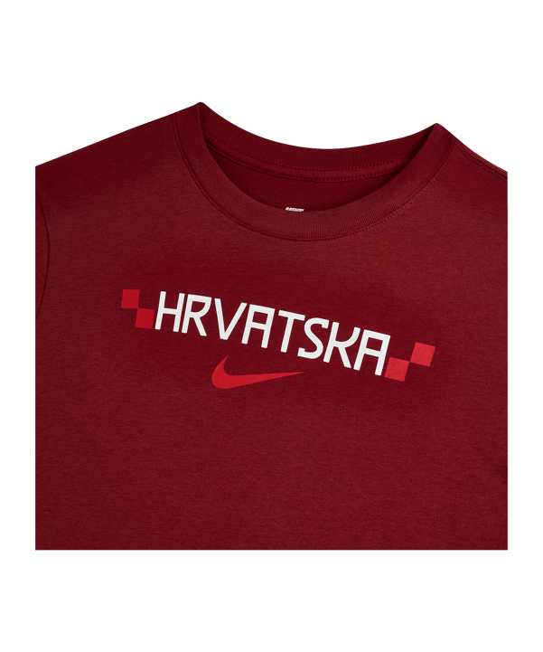 Nike HNS Kroatien Graphic T-Shirt Weiß F677 - weiss