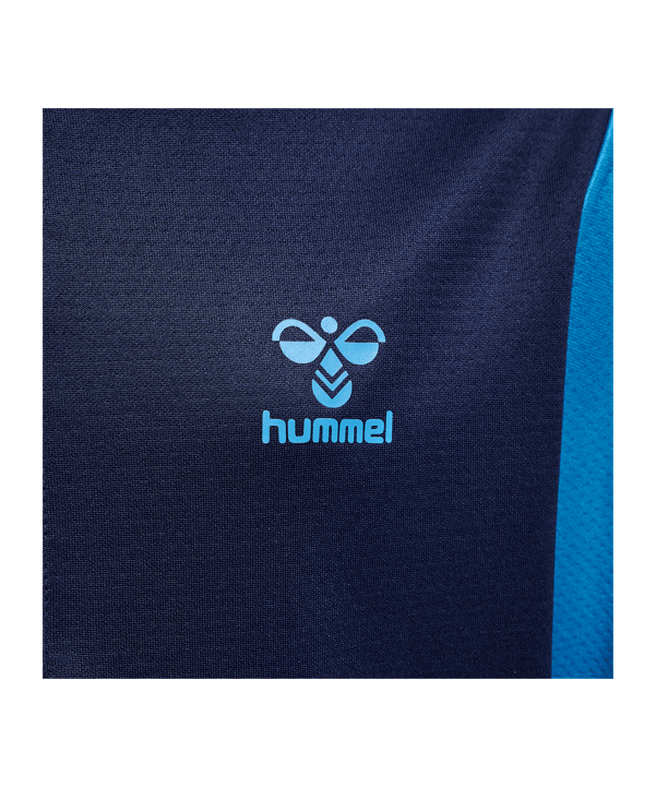 Hummel Ongrid 1/2 Zip Poly Sweatshirt Kids Blau F7146 - blau
