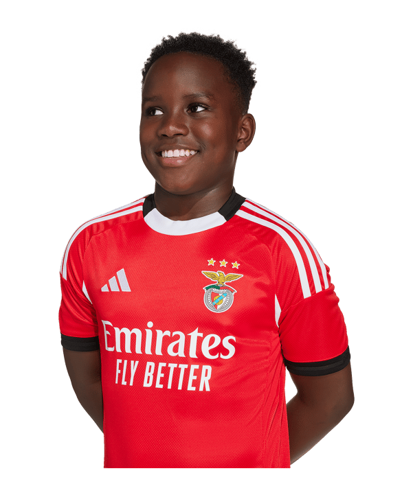 adidas Benfica Lissabon Trikot Home 2025/2026 Kids Rot - rot