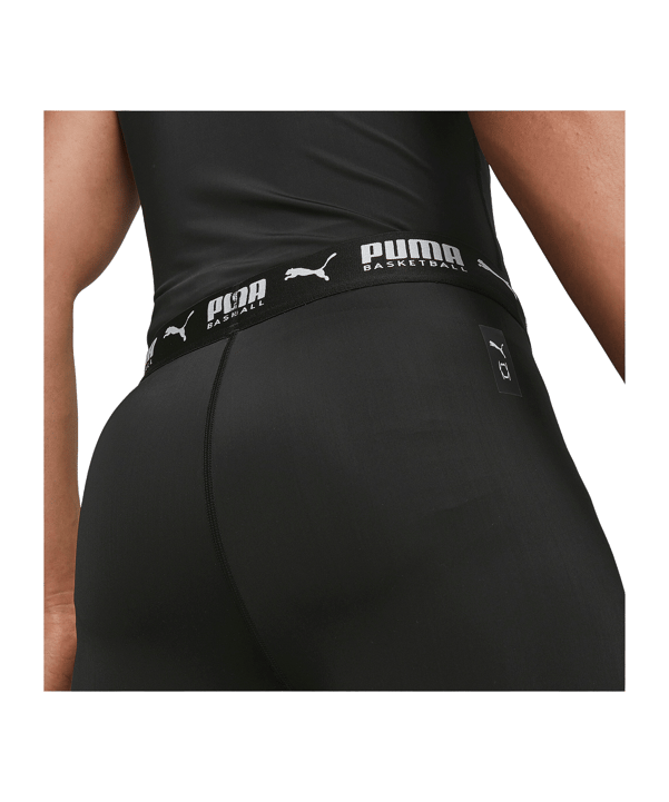 PUMA Hoops Team Full Tight Schwarz F01 - schwarz