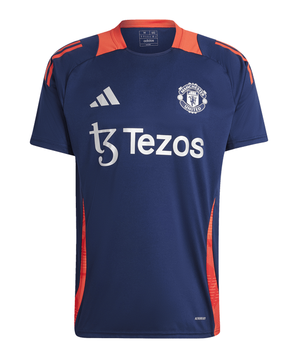 adidas Manchester United Trainingsshirt Blau - blau