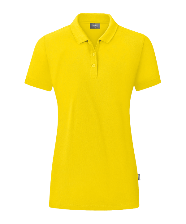 JAKO Organic Polo Shirt Damen Gelb F300 - gelb