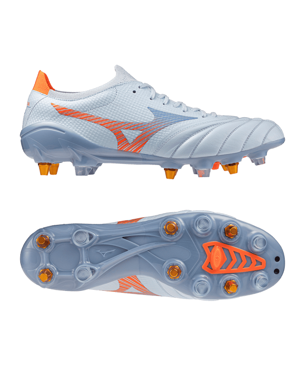 Mizuno Morelia Neo V Beta Elite Mix SG Serene Spark Blau F22 - blau