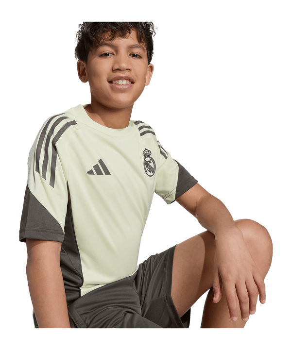 adidas Real Madrid Trainingsshirt Kids Grün - gruen