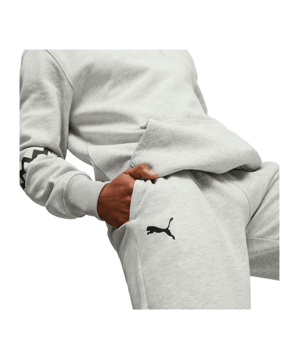 PUMA Hoops Team Sweat Jogginghose Grau F03 - grau