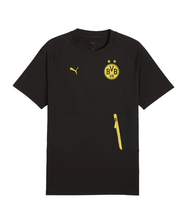 PUMA Borussia Dortmund PUMATECH Pocket T-Shirt Noir C07 - noir