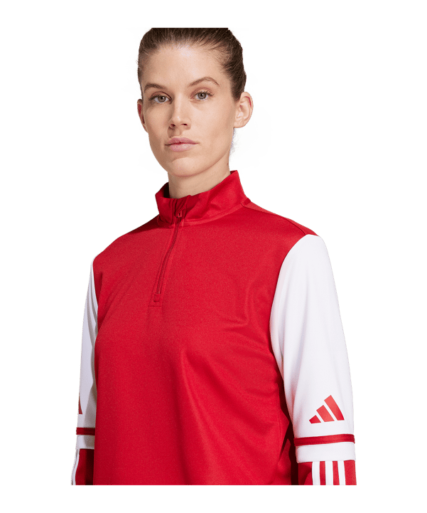 adidas Squadra 25 HalfZip Sweatshirt Damen Rot - rot